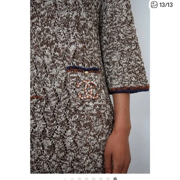 CHANEL vintage, crocheted shift dress